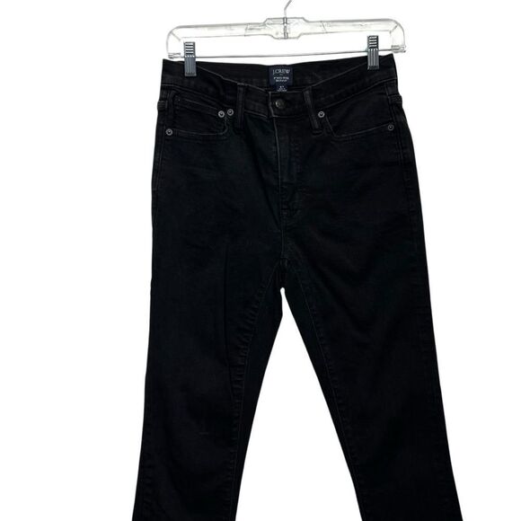 J. Crew 9" Mid-Rise Black Skinny Jean size 27 - Picture 2 of 16